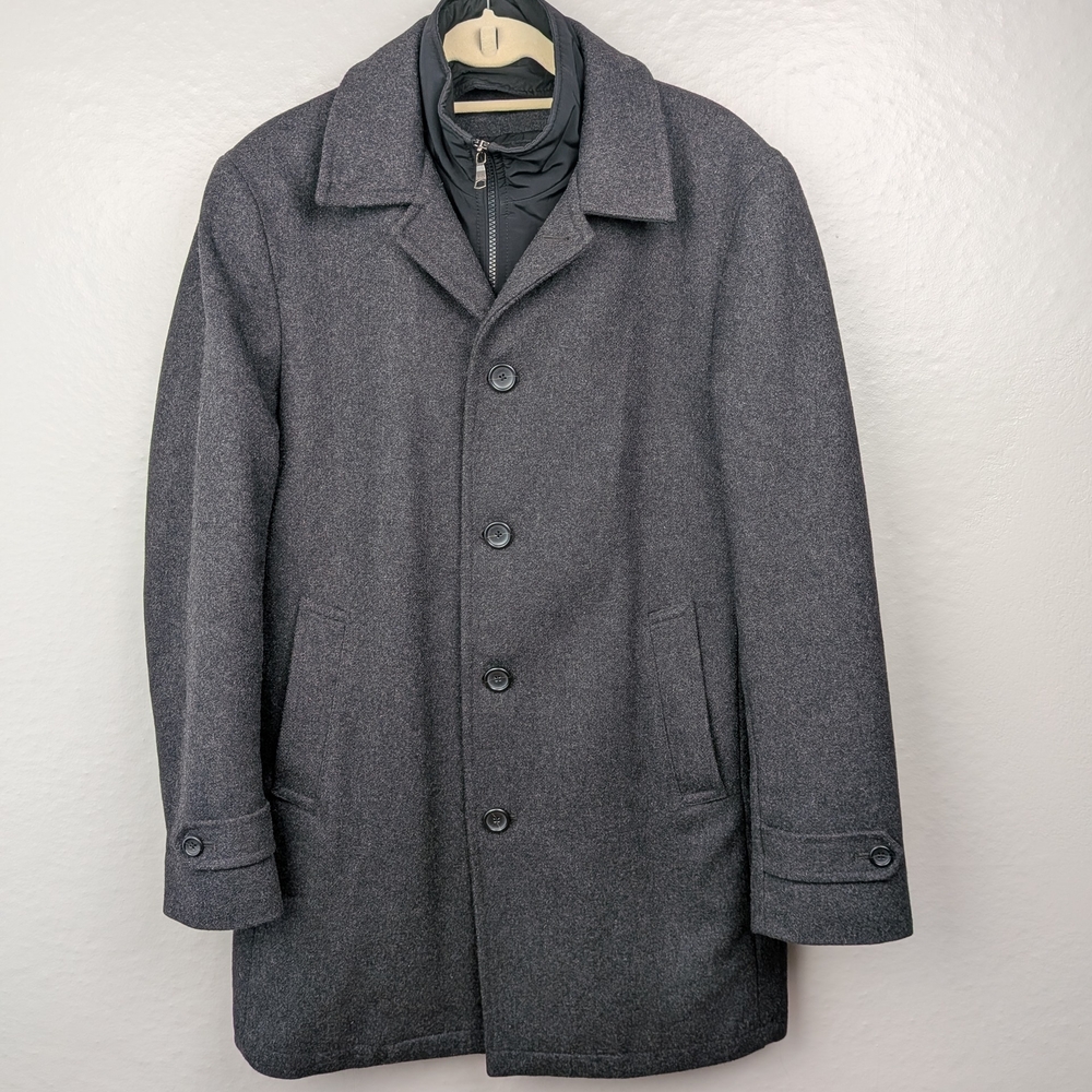 Banana Republic Charcoal Car Coat M